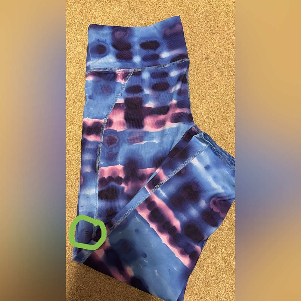 Champion Tie-Dye Leggings - Blue and Purple